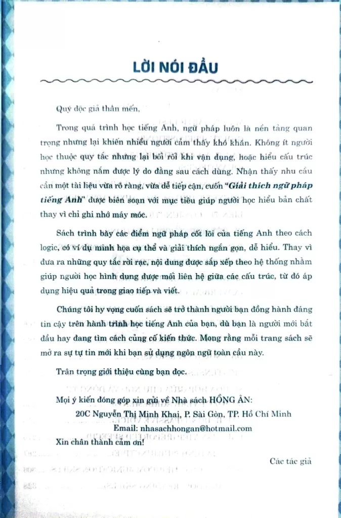 GIẢI THÍCH NGỮ PHÁP TIẾNG ANH - ENGLISH GRAMMAR EXPLAINED (Diễn giải chi tiết từ căn bản đến nâng cao)